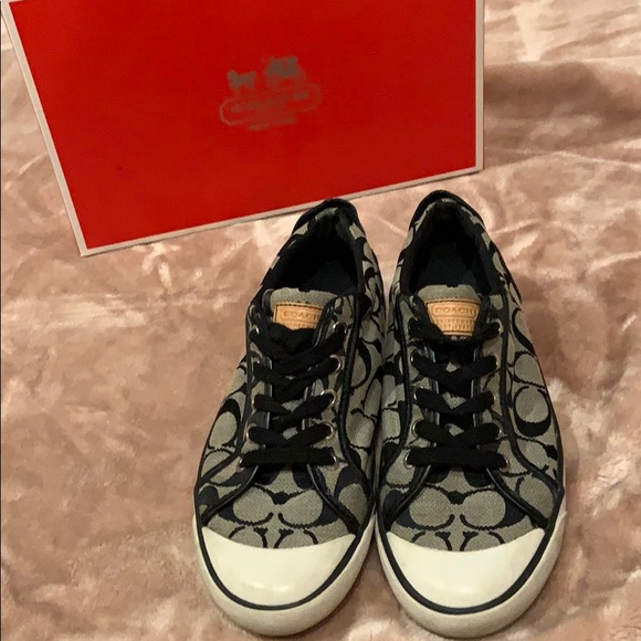 COACH. Signature Sneakers-SIZE 8 - Picture 1 of 8